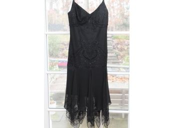 Sue Wong Gorgeous Black Dress Size 6