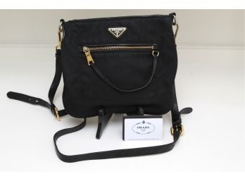 Prada Handbag With Authenticity Card Purchased In Italy
