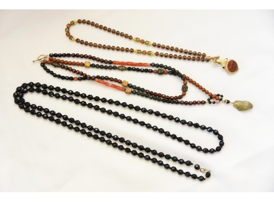 Beaded Pendant Necklace Group - Lot 4