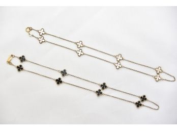 In The Style Of Van Cleef And Arpels Alhambra Necklaces - Lot 5