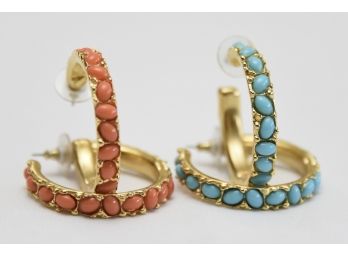 Cabochon Earrings - Lot 9