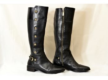 Michael Kors Tall Black Boots Size 7M