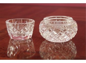 Small Waterford Crystal Open Sugar Bowls
