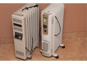 Pair Of Indoor Heaters Including Lakewood And Honeywell (tested & Working) 15 X 6 X 25