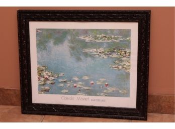 Claude Monet Waterlillies Framed Print 23 1/2 X 20