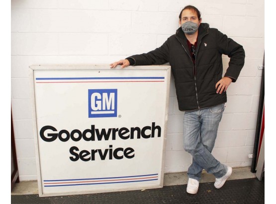 Vintage GM Good Wrench Service Sign 48 X 48