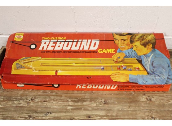 Vintage Rebound 2 Cushion Racetrack Game (incomplete Set)
