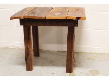 Vintage Small Wood Side Table 25 X 22 X 27