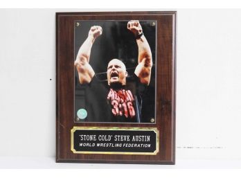 Stone Cold Steve Austin WWF Wall Plaque