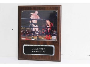 Goldberg WCW Wall Plaque