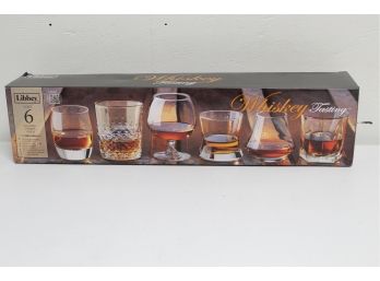 Libby Six Count Whisky Tasting Glasses