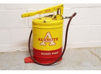 Vintage Alemite Bucket Pump Model 7149 14 X 8 X 25