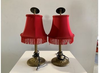 A Pair Of Cabaret Table Lamps