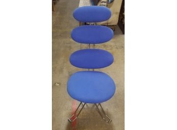 Contemporary Blue Pebble Chair (#2)