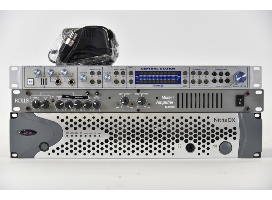 High End Audio Components Including Presonus Central Station Plus And More
