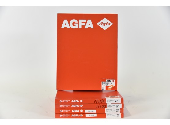 Five Pack AGFA 11 X 14 Pro Photo Paper