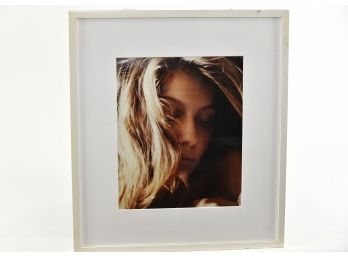 Portrait Of A Blonde Framed Studio Print