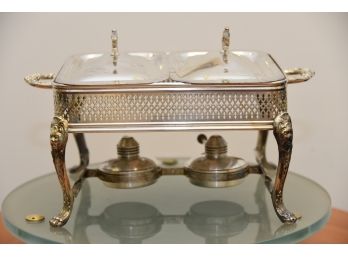 Silver Plate Server With No Inserts