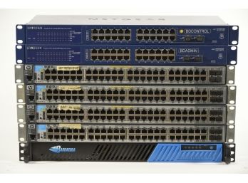 HP, NetGear, And Barracuda Computer Networking Components