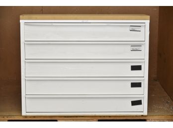 Steel Fixture MFG Co. File Cabinet With Contents 48 X 38 X 13.5