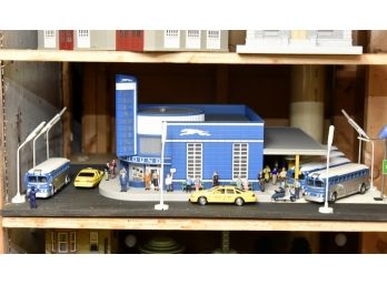 Greyhound Bus Station O Scale Lionel Model Lot 2
