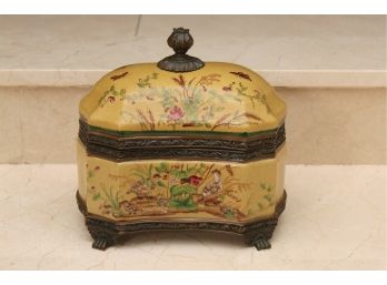 Asian Inspired Covered Storage Box