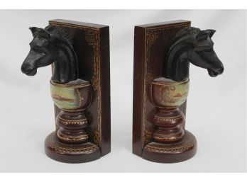 Pair Of Horse Bookends From Havana, Cuba