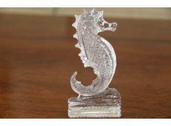 Waterford Crystal Seahorse