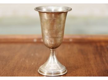 Sterling Silver Kiddish Cup 65g