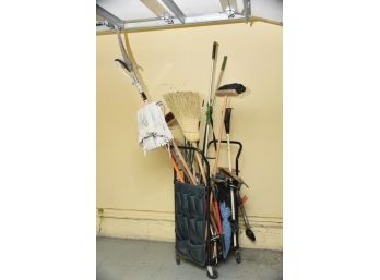 Cleaning And Garden Tool Lot