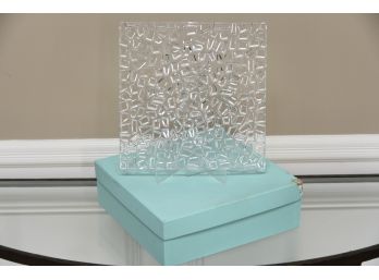 Tiffany Square Plate With Box
