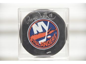 Bryan Trottier Signed Hockey Puck 100 Authentic
