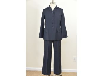 Berdorf Goodman Navy Blue Pant Suit