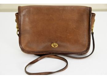 Vintage Brown Leather Coach Pocketbook