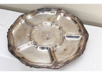 Large Silverplated Lazy Susan