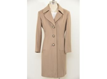 Woman's Loro Piana  Saks Fifth Avenue Wool Coat Size 4