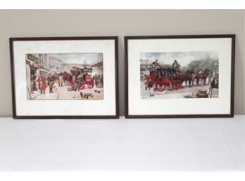 Pair Of David Copperfield Framed Prints 16.5 X 12.5