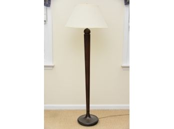 MCM Walnut  Floor Lamp 57 Inches Tall