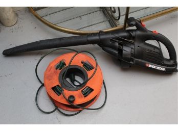 Black & Decker Leaf Blower With Extension Cord