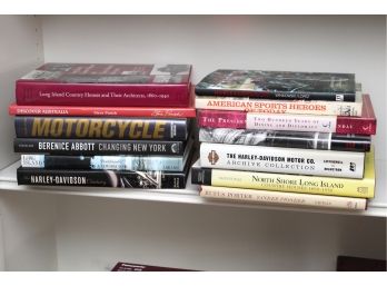 Coffee Table Book Lot Including Motorcycle Books