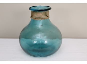 Lovely Blue Colored Glass Vase