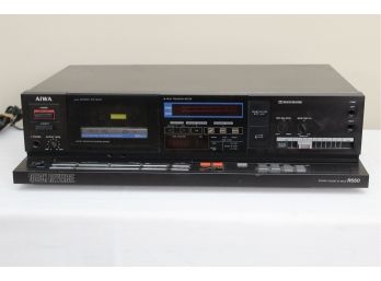 AIWA Stereo Cassette Deck (Tested - Powers On)