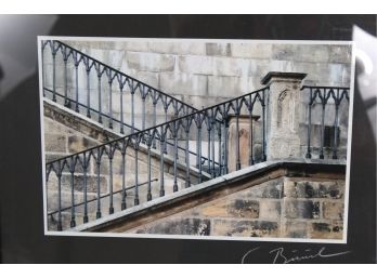 Stairwell Signed & Framed 18 X 14.5