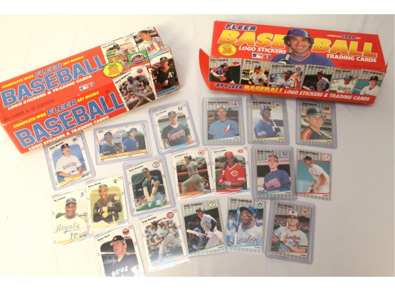1988 - 1989 Fleer Baseball Cards Griffey, Glavine, Randy Johnson, Biggio & More