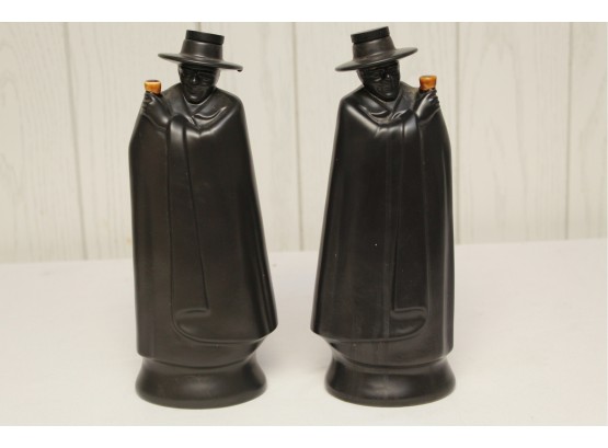 Pair Of Vintage Wedgwood Don Decanters