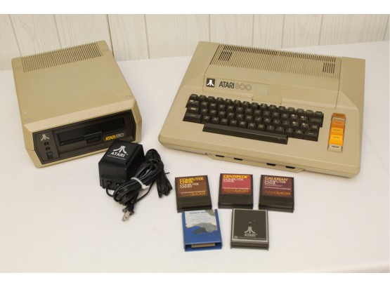 Vintage Atari 810, 800 & Games (untested)