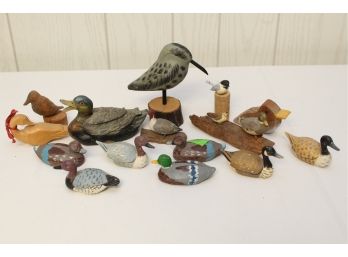 Collection Of Hand Painted Duck Figurines