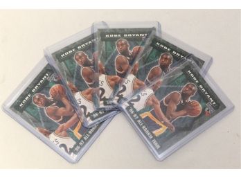 Kobe Bryant 1996 - 1997 All-Rookie Team Cards Lot Of 5