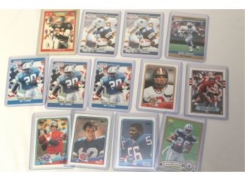 NFL Greats & Hall Of Fame Football Cards Include Emmit Smith, Barry Sanders, Bo Jackson, Elway, Young & More