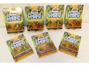 Collectiom Of Cyber Force Action Figures New In Box